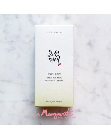 Beauty of Joseon Matte sun stick : Mugwort + Camilia  (SPF 50+ PA++++) 18g