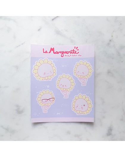 La Marguerite - Lamina stickers