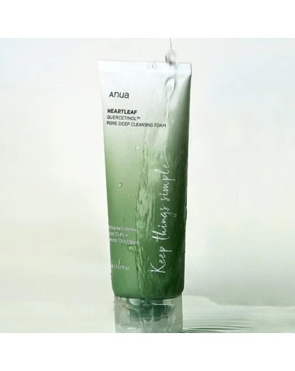 ANUA HEARTLEAF QUERCETINOL PORE DEEP CLEANSING FOAM 150ml (RENEW)