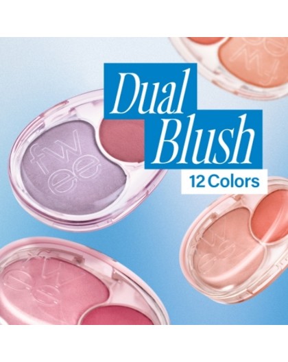 FWEE mellow Dual Blusher PK01 LOVE ME HIGHKEY  7.2g