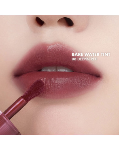 rom&nd BARE WATER TINT 08 DEEPIN RED