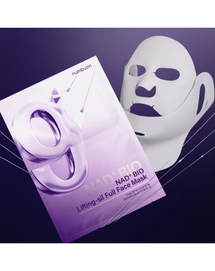 Numbuzin (4EA) No.9 NAD Bio Lifting Full Cover Facial Mask (+GWP)
