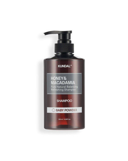 Kundal HONEY & MACADAMIA NATURE SHAMPOO BABY POWDER 500ML
