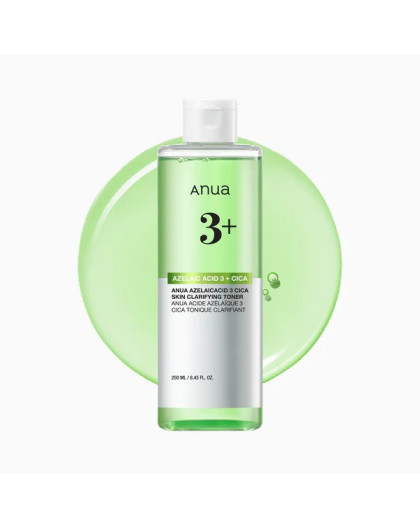 ANUA AZELAIC ACID 3 CICA SKIN CLARIFYING TONER 250ml