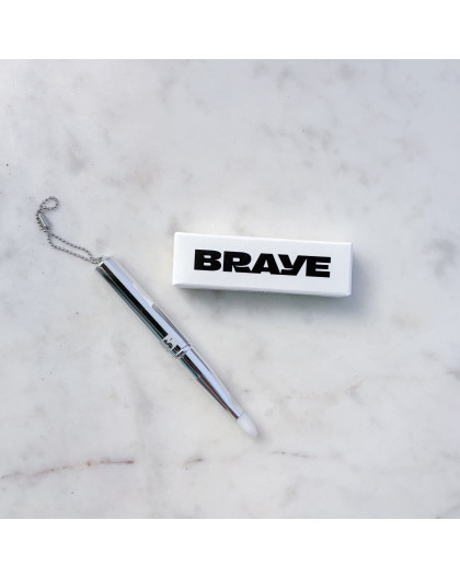 BRAYE POCKET LIP BRUSH SILVER