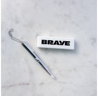 BRAYE POCKET LIP BRUSH SILVER