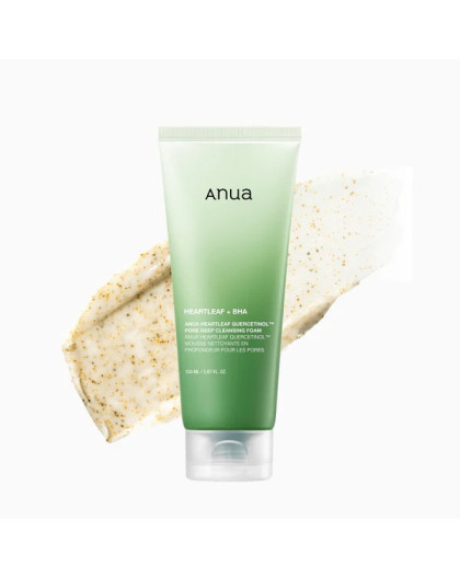 ANUA HEARTLEAF QUERCETINOL PORE DEEP CLEANSING FOAM 150ml (RENEW)