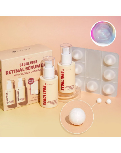 KSECRET Retinal Black Ginseng Serum Double Set