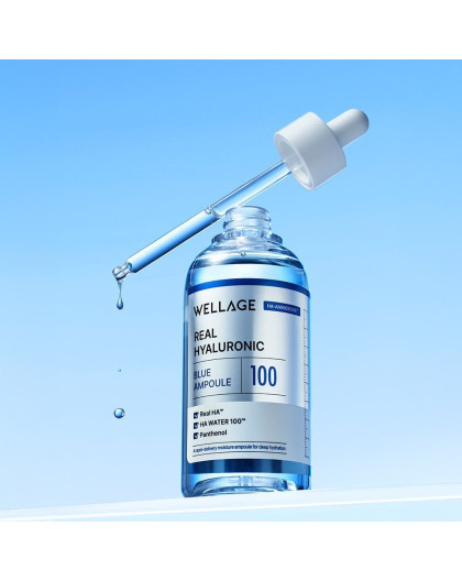 Wellage Real Hyaluronic Blue 100 Ampoule 60ml