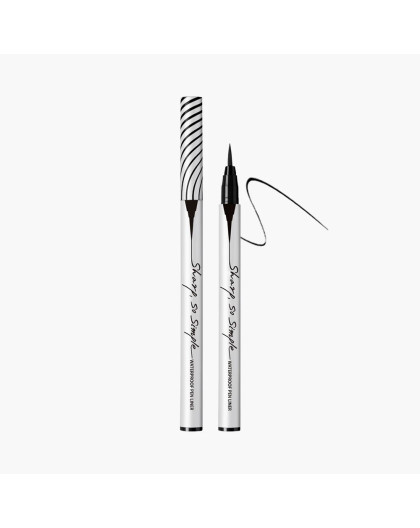 CLIO SHARP SO SIMPLE WATERPROOF PEN LINER 001 BLACK