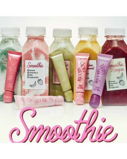 FWEE GLOWY SMOOTHIE TINTED LIP BALM 07 ROSE BOOST (0.4 oz)