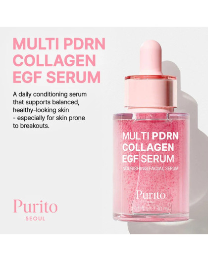 Purito Seoul Multi PDRN Collagen EGF Serum 30ml
