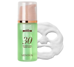 MENOKIN 30 Seconds Quick Bubble Mask CLEAR 95ml