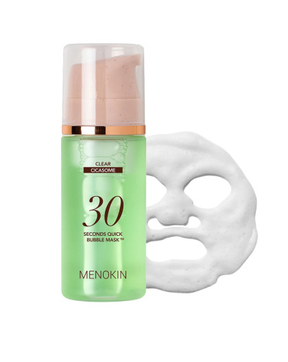 MENOKIN 30 Seconds Quick Bubble Mask CLEAR 95ml