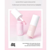 Milktouch Dear Thing Glow Effect Liquid Highlighter 02 Pink Beam 4g