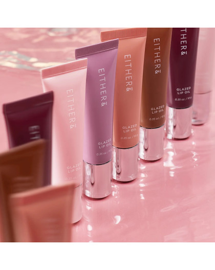 either& GLAZED LIP OIL 04 HAZEL MUSE