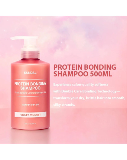 Kundal PROTEIN BONDING CARE VIOLET MUGUET SHAMPOO 500ml