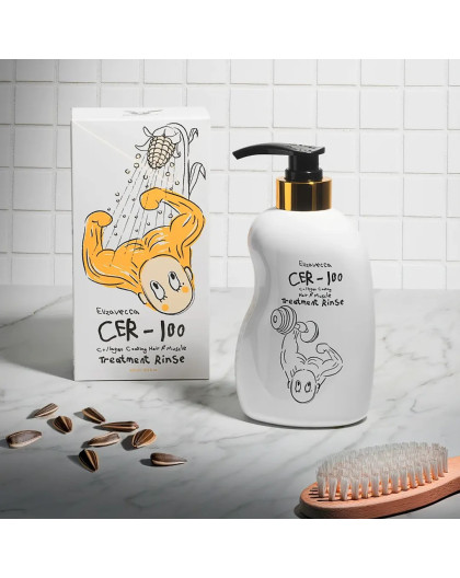 Elizavecca Collagen Coating Hair Muscle Treatment Rinse (CER-100) 500ml