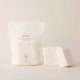 HEVEBLUE Bleach-free Biodegradable Stretchy 100% Cotton Pads 60ea