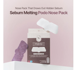 HEVEBLUE (4ea) RED BEAN PORE TIGHTENING PEPTAMIN PODO SEBUM CONTROL NOSE PACK