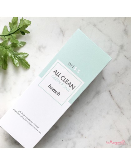 heimish pH 5.5 All Clean Green Foam 150ml