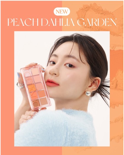 rom&nd Better Than Palette 08.PEACH DAHLIA GARDEN